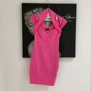 BeBe pink mini dress size xxs worn once